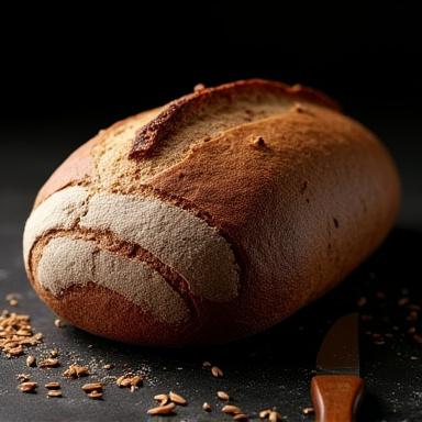 Pan de Centeno 100% integral.